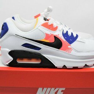 Nike Air Max 90 Brushstroke Pack White Orange
